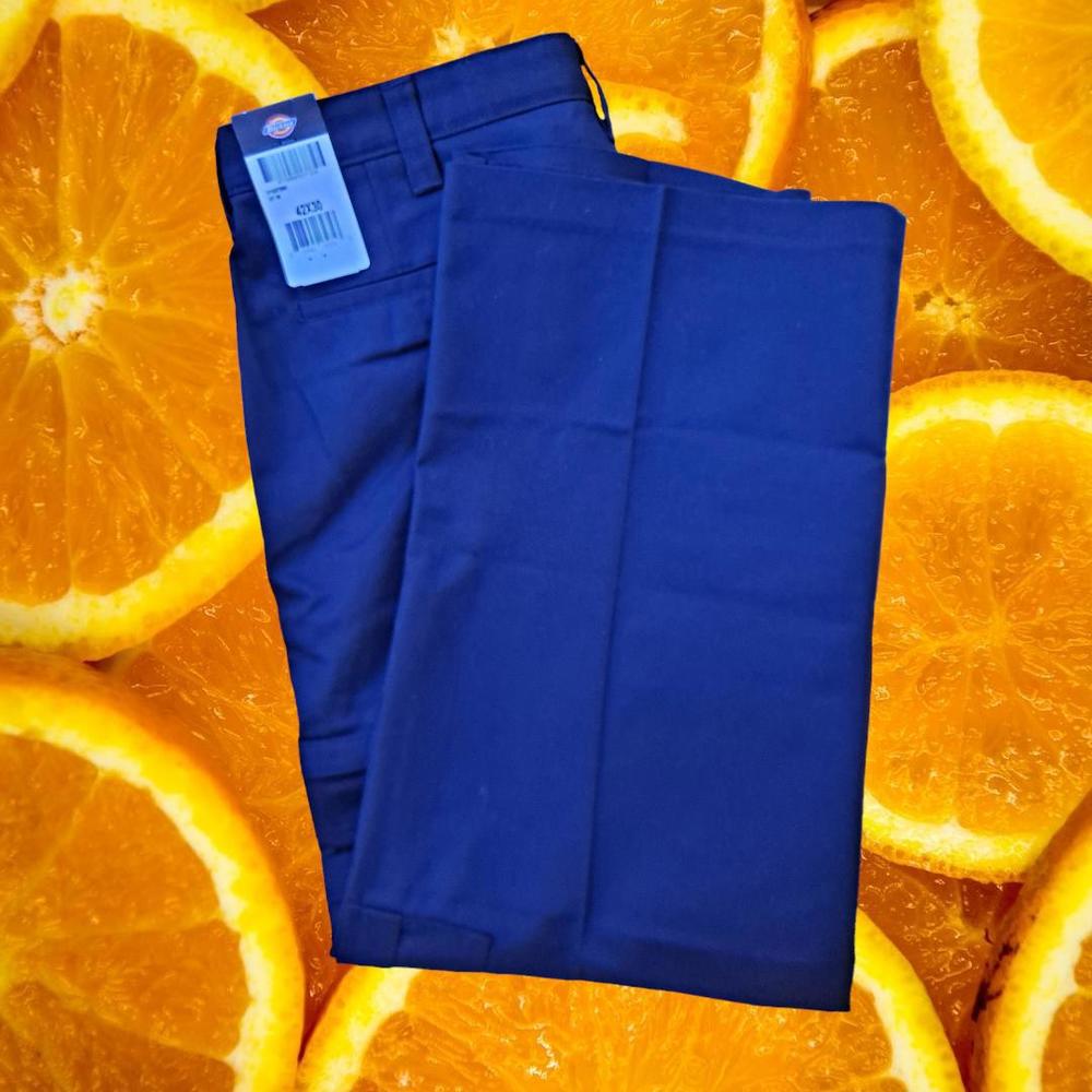NWT Dickies Black Cargo Pants with Zip Pocket‎ Size 42x30  [B]